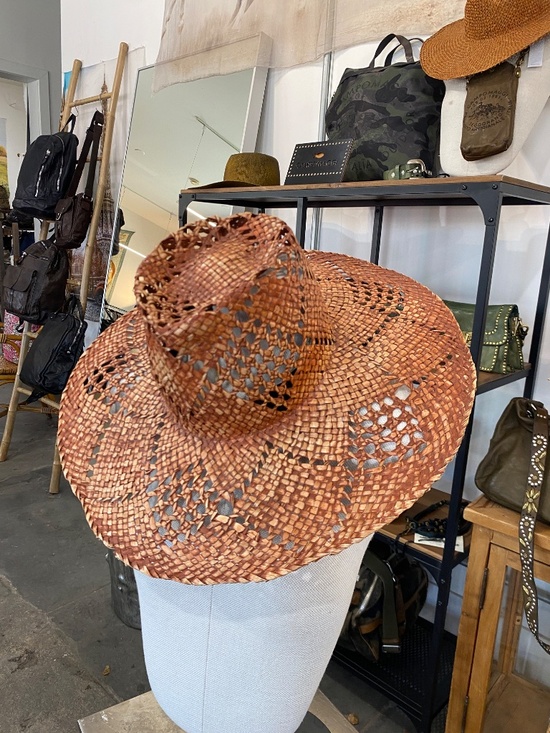 Reinhard Plank Straw Hat in Terracota